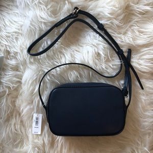 NWT Gap Camera Bag Purse Navy w/ Gold Accents